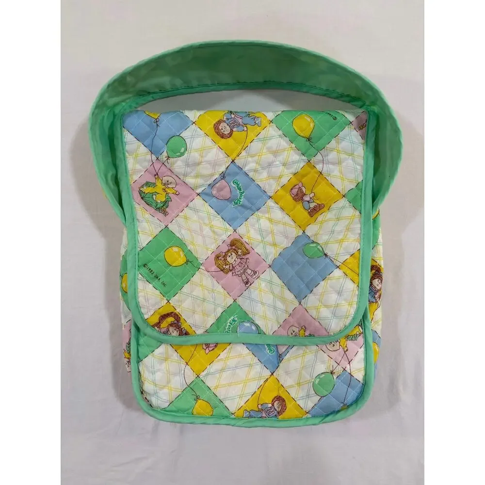Vintage 1983 Cabbage Patch Kids Quilted Diaper Bag
